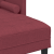 Canapea L-Shape cu 3 locuri Bordo 160 cm Textil GartenMobel Dekor