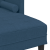 Canapea L-Form 3-Seat Albastru 160 cm Textil GartenMobel Dekor
