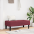 bancă  Roșie 113x57x39 cm din țesătură GartenMobel Dekor