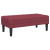 bancă  Roșie 113x57x39 cm din țesătură GartenMobel Dekor