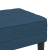 bancă  Albastră 113x57x39 cm Fabric GartenMobel Dekor