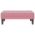 Bancă Roz 113x57x39 cm Catifea GartenMobel Dekor