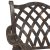 Set de 2 scaune de grădină  din aluminiu bronzat GartenMobel Dekor