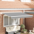 Cadru de Pergolă Retractabil Manual 2.5x2 cm Metal GartenMobel Dekor