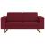 Set de canapele, 2 piese, bordo, material textil GartenMobel Dekor