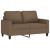 Set de canapele cu perne, 2 piese, maro, textil GartenMobel Dekor