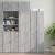 Dulap depozitare slim sonoma gri 50x42,5x225 cm lemn prelucrat GartenMobel Dekor