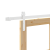 ușă glisantă  cu set de accesorii 'ORKDAL'Lemn Solid & Sticlă, ușă interioară  cu sticlă 'ORKDAL'86x198,5x4 cm Lemn Solid Pin GartenMobel Dekor