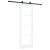 Ușă glisantă  cu set de hardware 'ORKDAL'Alb Lemn Solid & Sticlă, Ușă de interior  cu sticlă 'ORKDAL'Alb 73.5x211x4 cm GartenMobel Dekor