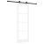 Ușă glisantă  cu set de hardware 'ORKDAL'Alb Lemn Solid & Sticlă, Ușă de interior  cu sticlă 'ORKDAL'Alb 73.5x211x4 cm GartenMobel Dekor