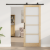 Ușa glisantă  cu set de accesorii 'ORKDAL'din lemn masiv și sticlă, Ușa interioară  cu sticlă 'ORKDAL'83x202x4 cm din lemn masiv de pin GartenMobel Dekor