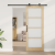 Ușă glisantă  cu set de accesorii 'ORKDAL'Lemn solid & Sticlă, Ușă de interior  cu sticlă 'ORKDAL'83x211x4 cm Lemn solid de pin GartenMobel Dekor