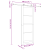 Ușă glisantă  cu set de accesorii 'ORKDAL'Lemn solid și sticlă, Ușă interioară  cu sticlă 'ORKDAL'83x232x4 cm Lemn solid din pin GartenMobel Dekor