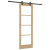 Ușă Glisantă  cu Set de Hardware 'ORKDAL'Lemn Solid și Sticlă, Ușă Interioară  cu Sticlă 'ORKDAL'73.5x211x4 cm Lemn Solid de Pin GartenMobel Dekor