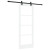 Ușă Glisantă  cu Set de Accesorii 'ORKDAL'Alb Lemn Masiv & Sticlă, Ușă Interioară  cu Sticlă 'ORKDAL'Alb 78x202x4 cm GartenMobel Dekor