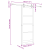 Set Ușă Înghețată cu Hardware Alb 78x202 cm Lemn Masiv de Pin, Ușă Interioară cu Sticlă "ORKDAL" Alb 78x202x4 cm GartenMobel Dekor