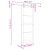 Ușă Glisantă  cu Set de Umerase 78x211 cm Lemn Masiv Pin, Ușă Interioară  cu Sticlă 'ORKDAL'78x211x4 cm Lemn Masiv Pin GartenMobel Dekor
