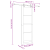 Ușă Glisantă  cu Set de Accesorii Alb 78x232 cm Lemn Solid de Pin, Ușă de Interior  cu Sticlă "ORKDAL" Alb 78x232x4 cm GartenMobel Dekor
