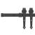 Set de Uși Glisante  cu Ferronerie Albă 73.5x211 cm Lemn Solid de Pin, Ușă Interioară  cu Sticlă 'ORKDAL'Albă 73.5x211x4 cm GartenMobel Dekor
