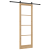 Set Ușă Glisantă  cu Hardware 78x232 cm Lemn Masiv de Pin, Ușă Interioară  cu Sticlă 'ORKDAL'78x232x4 cm Lemn Masiv de Pin GartenMobel Dekor