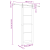 Set Ușă Glisantă  cu Hardware 78x232 cm Lemn Masiv de Pin, Ușă Interioară  cu Sticlă 'ORKDAL'78x232x4 cm Lemn Masiv de Pin GartenMobel Dekor