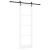 Ușă Glisantă  cu Set de Accesorii Alb 78x232 cm Din Lemn Solid de Pin, Ușă Interioară  cu Sticlă 'ORKDAL'Alb 78x232x4 cm GartenMobel Dekor