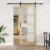 Ușă Glisantă  cu Set Hardware 86x211 cm Lemn Masiv de Pin, Ușă Interioară  cu Glass 'ORKDAL'86x211x4 cm Lemn Masiv de Pin GartenMobel Dekor