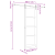 Ușă glisantă cu set de accesorii 78x232 cm Lemn masiv de pin GartenMobel Dekor