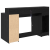 Birou Stejar negru 140x55x91 cm Lemn prelucrat GartenMobel Dekor