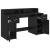 Birou Stejar negru 140x55x91 cm Lemn prelucrat GartenMobel Dekor