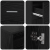 birou din stejar negru 160x55x91 cm lemn prelucrat GartenMobel Dekor