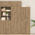 Dulap de depozitare  Stejar Artizan 70x42.5x225 cm Lemn prelucrat, Dulap pe perete  Stejar Artizan 70x42.5x40 cm Lemn prelucrat GartenMobel Dekor