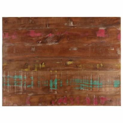Blat de masă, 80x60x3,8 cm, dreptunghiular, lemn masiv reciclat GartenMobel Dekor