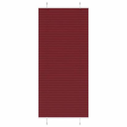 Jaluzea plisată Bordeaux Roșu 85x200 cm Lățime țesătură 84,4 cm GartenMobel Dekor