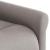 Fotoliu de masaj rabatabil, gri taupe, material textil GartenMobel Dekor