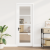 ușa de interior cu sticlă "ORKDAL" Alb 73,5x211x4 cm GartenMobel Dekor