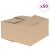 Cutie pliabilă 50 buc 30x30x15 cm Carton GartenMobel Dekor