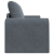 Canapea Pat 2 în 1 Gri Întunecat 148x71x83 cm Velvet GartenMobel Dekor