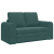 Canapea Pat 2 în 1 Verde Întunecat 148x71x83 cm Catifea GartenMobel Dekor