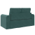 Canapea Pat 2 în 1 Verde Întunecat 148x71x83 cm Catifea GartenMobel Dekor