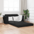 Sofa pat 2 în 1 Negru 148x71x83 cm Catifea GartenMobel Dekor