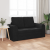 Sofa pat 2 în 1 Negru 148x71x83 cm Catifea GartenMobel Dekor