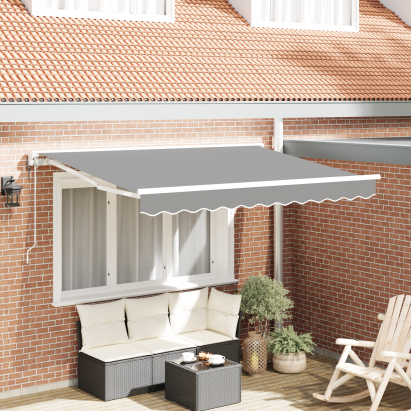 Cadru de Stor Electric Retractabil 3,5x2 cm Metal GartenMobel Dekor
