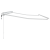 Rama electrică de perdea retractabilă 4x2 cm Metal GartenMobel Dekor