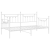 Cadru de pat daybed Alb 107x203 cm Oțel GartenMobel Dekor