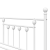 Cadru de pat daybed Alb 107x203 cm Oțel GartenMobel Dekor