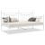 Cadru de pat daybed Alb 107x203 cm Oțel GartenMobel Dekor