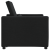 Sofă Convertible 3 în 1 Fotoliu Singur Negru GartenMobel Dekor