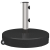 Bază Umbrelă cu Roți cu Mâner Granit Negru 29 kg Rotund GartenMobel Dekor