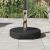Bază Umbrelă cu Roți cu Mâner Granit Negru 29 kg Rotund GartenMobel Dekor